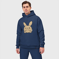 Мужской костюм оверсайз Little Bunny, цвет: тёмно-синий — фото 2
