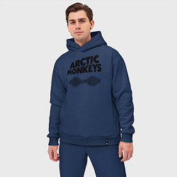 Мужской костюм оверсайз Arctic Monkeys, цвет: тёмно-синий — фото 2