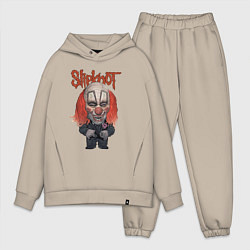 Мужской костюм оверсайз Slipknot art