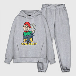 Мужской костюм оверсайз What the elf, цвет: меланж
