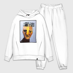 Мужской костюм оверсайз Страшный дядька, цвет: белый