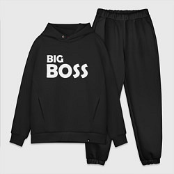 Мужской костюм оверсайз Большой босс - светлая, цвет: черный