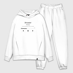 Мужской костюм оверсайз Ateez Answer, цвет: белый