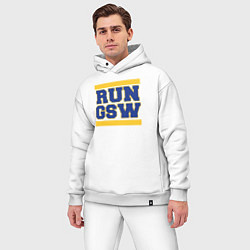 Мужской костюм оверсайз RUN GSW, цвет: белый — фото 2