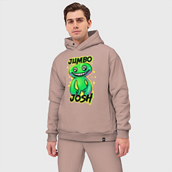 Мужской костюм оверсайз Jumbo Josh, цвет: пыльно-розовый — фото 2