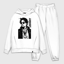 Мужской костюм оверсайз Johnny Depp - graphics, цвет: белый