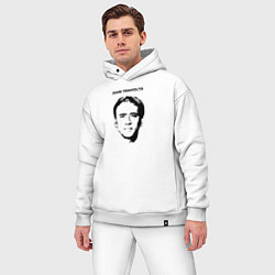 Мужской костюм оверсайз Без Лица, цвет: белый — фото 2