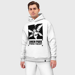 Мужской костюм оверсайз LP Hybrid Theory, цвет: белый — фото 2