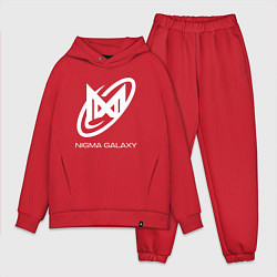 Мужской костюм оверсайз Nigma Galaxy logo, цвет: красный