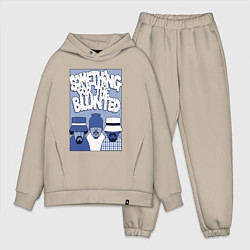 Мужской костюм оверсайз Cypress hill - blunted, цвет: миндальный