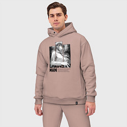 Мужской костюм оверсайз Макима биография, цвет: пыльно-розовый — фото 2