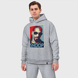 Мужской костюм оверсайз Snoop, цвет: меланж — фото 2