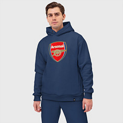 Мужской костюм оверсайз Arsenal fc sport, цвет: тёмно-синий — фото 2