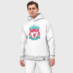 Мужской костюм оверсайз Liverpool fc sport collection, цвет: белый — фото 2