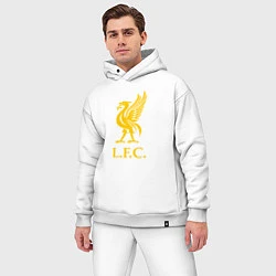 Мужской костюм оверсайз Liverpool sport fc, цвет: белый — фото 2