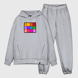 Мужской костюм оверсайз Jazz funk soul, цвет: меланж