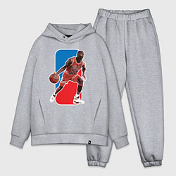 Мужской костюм оверсайз Jordan play, цвет: меланж
