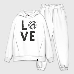 Мужской костюм оверсайз Lover volleyball, цвет: белый