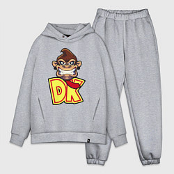 Мужской костюм оверсайз Donkey kong head, цвет: меланж