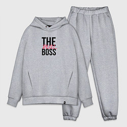 Мужской костюм оверсайз The real boss, цвет: меланж