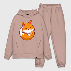 Мужской костюм оверсайз Orange fox