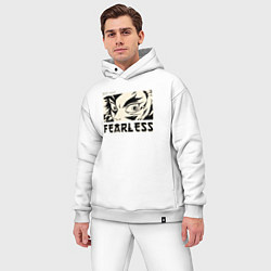 Мужской костюм оверсайз Eyes anime, цвет: белый — фото 2