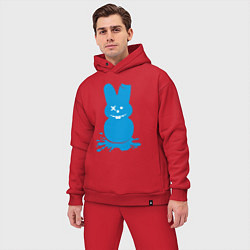 Мужской костюм оверсайз Blue bunny, цвет: красный — фото 2