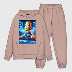 Мужской костюм оверсайз Cool Bart Simpson - esport, цвет: пыльно-розовый