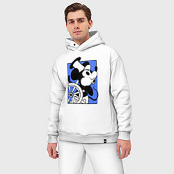 Мужской костюм оверсайз Микки за штурвалом, цвет: белый — фото 2