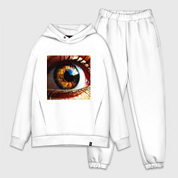 Мужской костюм оверсайз Золотой карий глаз в стиле стимпанк