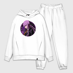 Мужской костюм оверсайз Kyouko Kirigiri - Danganronpa, цвет: белый