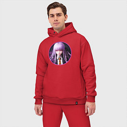 Мужской костюм оверсайз Кёко Киригири: Danganronpa, цвет: красный — фото 2