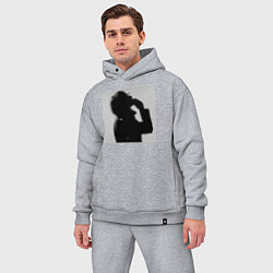 Мужской костюм оверсайз Phrequency, цвет: меланж — фото 2