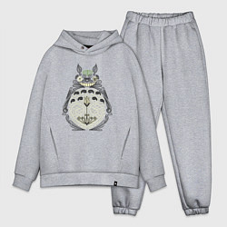 Мужской костюм оверсайз Forest Totoro, цвет: меланж