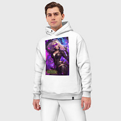 Мужской костюм оверсайз League of Legends Kaisa Kda, цвет: белый — фото 2