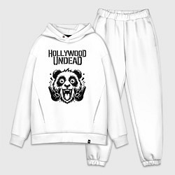 Мужской костюм оверсайз Hollywood Undead - rock panda, цвет: белый