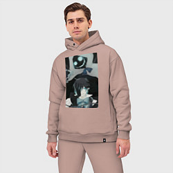 Мужской костюм оверсайз Ванитас целитель, цвет: пыльно-розовый — фото 2