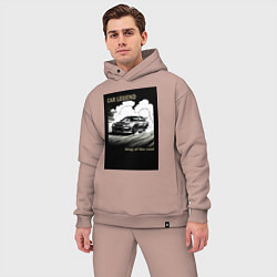 Мужской костюм оверсайз Японский корч, цвет: пыльно-розовый — фото 2