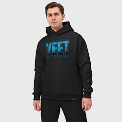 Мужской костюм оверсайз Jey Uso yeet wwe, цвет: черный — фото 2