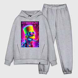 Мужской костюм оверсайз Cyber Bart - neon glow fantasy, цвет: меланж