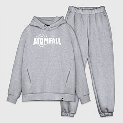 Мужской костюм оверсайз Atomfall logo, цвет: меланж