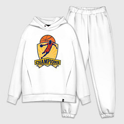 Мужской костюм оверсайз Champion basketball, цвет: белый