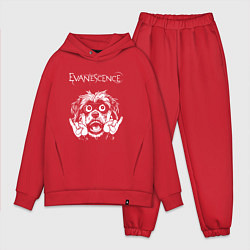 Мужской костюм оверсайз Evanescence rock dog, цвет: красный