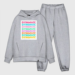 Мужской костюм оверсайз BTS Dynamite, цвет: меланж