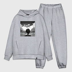 Мужской костюм оверсайз Иная манга, цвет: меланж