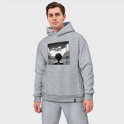 Мужской костюм оверсайз Иная манга, цвет: меланж — фото 2