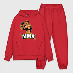 Мужской костюм оверсайз Fighter MMA, цвет: красный