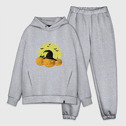 Мужской костюм оверсайз Зловещие тыквы