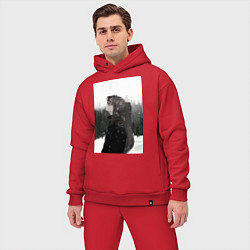 Мужской костюм оверсайз Башня Бога Баам, цвет: красный — фото 2