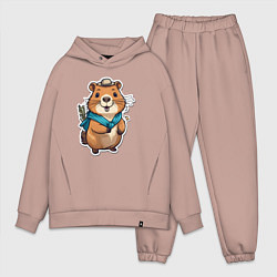 Мужской костюм оверсайз Счастливая капибара